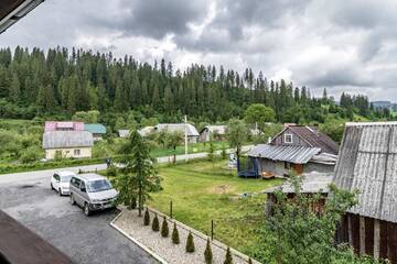 Фото номера Двухместный номер с 1 кроватью и балконом Гостевой дом Guest House г. Славское 7