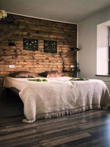 Фото номера Номер с кроватью размера «king-size» и балконом Отель AGORA Chalet г. Славское 14
