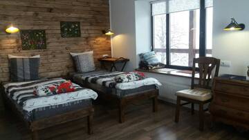Фото номера Номер с кроватью размера «king-size» и балконом Отель AGORA Chalet г. Славское 23