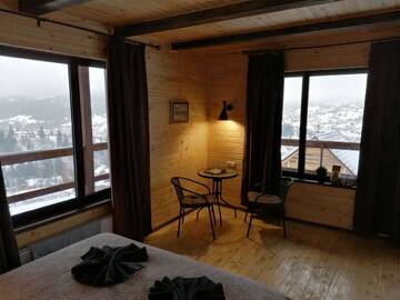 Фото номера Двухместный номер Делюкс с 1 кроватью Отель AGORA Chalet г. Славское 2